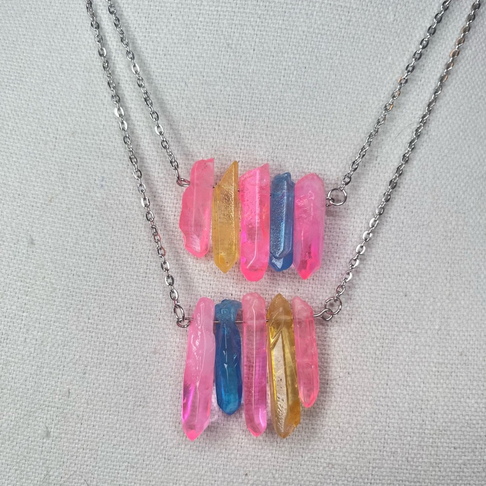 Rainbow Crystal Necklace